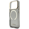 Etui Guess IML Glitters Script Strap     MagSafe do iPhone 17 Pro czarny