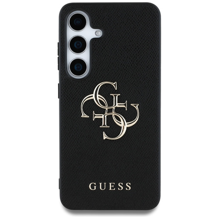 GUESS POKROWIEC TPU DO SAMSUNG GALAXY S25 GRAINED BIG LOGO 4G SMALL CLASSIC