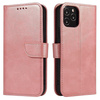 Magnet Case elegancki futerał etui pokrowiec z klapką i funkcją podstawki Xiaomi Redmi Note 11S / Note 11 różowy