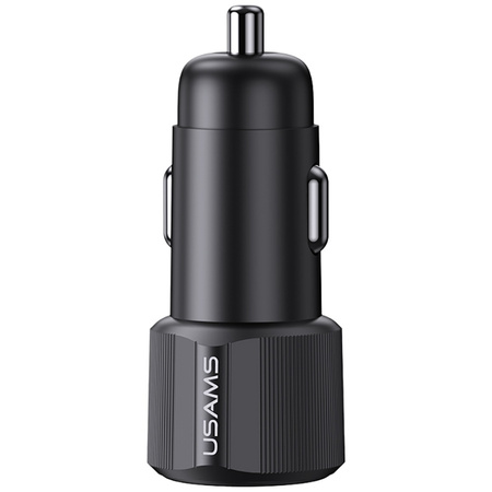 USAMS ŁADOWARKA SAMOCHODOWA 60W DO TELEFONÓW USB-C I USB-A SZYBKIE