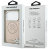 Etui Karl Lagerfeld K Head Point Logo MagSafe do iPhone 17 Pro Max różowy