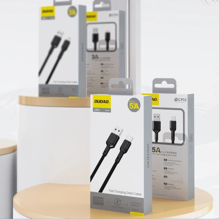 DUDAO KABEL USB-A USB-C DO IPHONE 12 13 14 5A 1M SZYBKIE