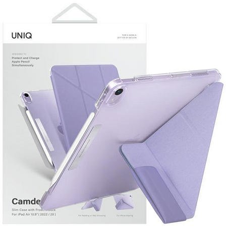 UNIQ etui Camden iPad Air 10,9" (2022/ 2020) lawendowy/lavender Antimicrobial