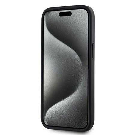 DKNY ETUI HARDCASE DO IPHONE 15 14 13 6.1 DO MAGSAFE SKÓRA CHECKERED MONO
