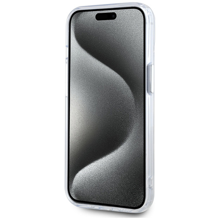 KARL LAGERFELD ETUI IML METAL KARL HEAD DO MAGSAFE DO IPHONE 15 Z WYSOKĄ