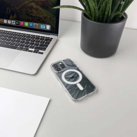 HURTEL ETUI ULTRA CLEAR DO MAGSAFE IPHONE 17 PRO MAX PRZEZROCZYSTE OCHRONA