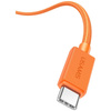Kabel USAMS SJ773 PD 60W USB-C/USB-C 1.2m pomarańczowy