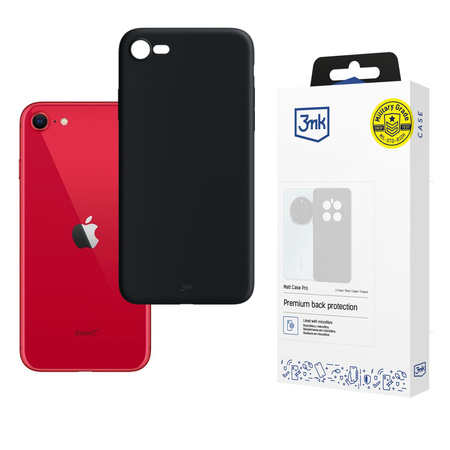 3MK CASE MATT DO APPLE IPHONE SE 2022 DOPASOWANE ANTYPOŚLIZGOWE WYKOŃCZENIE