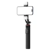 HURTEL SELFIE STICK TELESKOPOWY TRIPOD 1.3M DO TELEFONÓW Z LAMPĄ PODWÓJNĄ