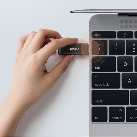 Ugreen przenośny czytnik kart TF/SD pod USB 3.0 czarny (CM104)