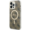 Etui Guess GUHMP14XH4STW na iPhone 14 Pro Max 6.7" - brązowe 4G MagSafe