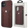 Etui BMW BMHCN61RSPPR iPhone 11 6,1" / Xr czerwony/red hardcase Leather Curve Perforate