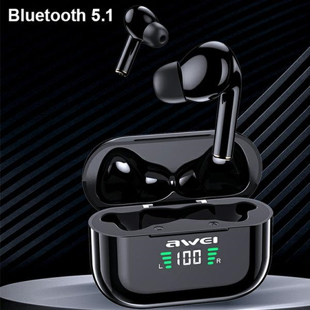 AWEI T29P SŁUCHAWKI BEZPRZEWODOWE DO TELEFONÓW Z DOŁADOWANIEM BLUETOOTH 5.1