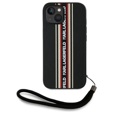 KARL LAGERFELD ETUI CASE DO IPHONE 15 STRIPES CORD Z OCHRONA PRZED UPADKIEM