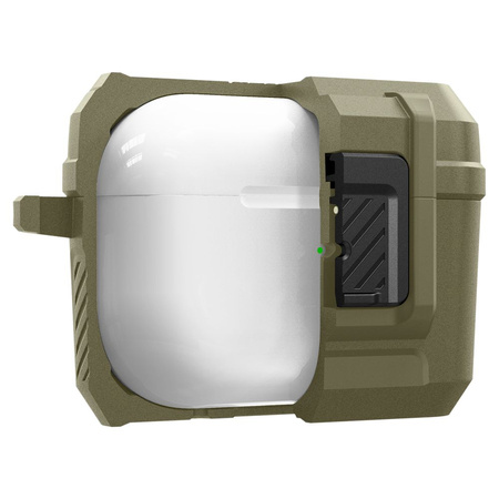 SPIGEN LOCK FIT ETUI DO AIRPODS PRO 1 2 VINTAGE KHAKI WYSOKA OCHRONA I STYL