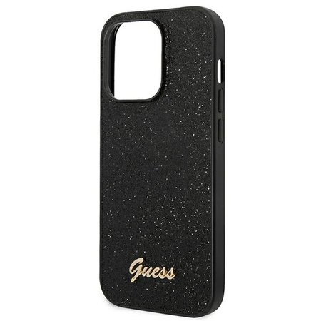 GUESS ETUI HARD CASE DO IPHONE 14 PRO 6,1 GLITTER Z DODATKOWĄ OCHRONĄ
