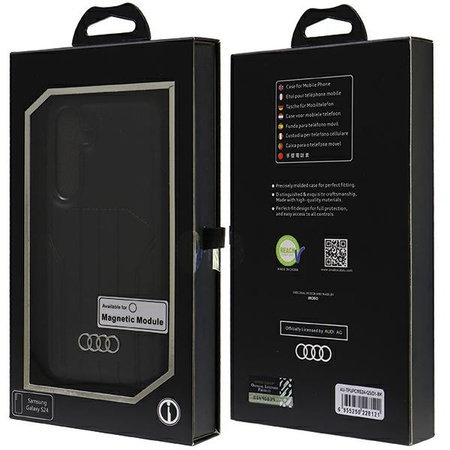 AUDI SYNTHETIC LEATHER CASE DO SAMSUNG S24 S921 DO MAGSAFE HARDCASE