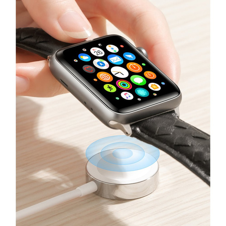 Indukcyjna ładowarka do Apple Watch z kablem USB 1,2 m Joyroom S-IW001S biała