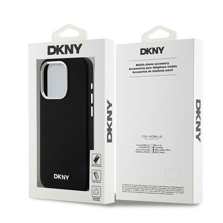 DKNY ETUI HARDCASE LIQUID SILICONE DO IPHONE 14 PRO 6.1 DO MAGSAFE Z MAŁYM