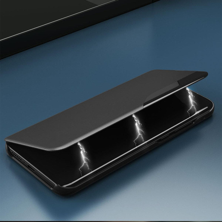ECO LEATHER VIEW CASE ETUI DO SAMSUNG GALAXY A73 KLAPKA Z FUNKCJĄ