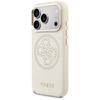 Etui Guess Perforated 4G MagSafe do iPhone 17 Pro beżowy