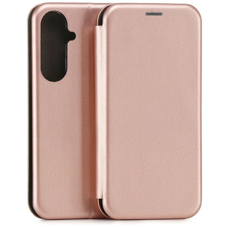 Etui Beline Book Magnetic do Samsung Galaxy S26 Plus różowo-złoty