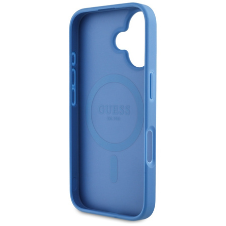 GUESS ETUI 4G CIRCLE CLASSIC LOGO DO IPHONE 16 DO MAGSAFE ZAMKNIĘCIE