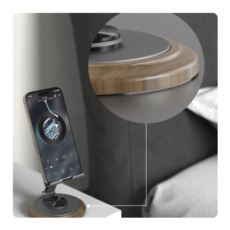 DUDAO PODSTAWKA DO TELEFONU F17M METALOWA DO IPHONE 12 13 14 Z OBROTEM 360°