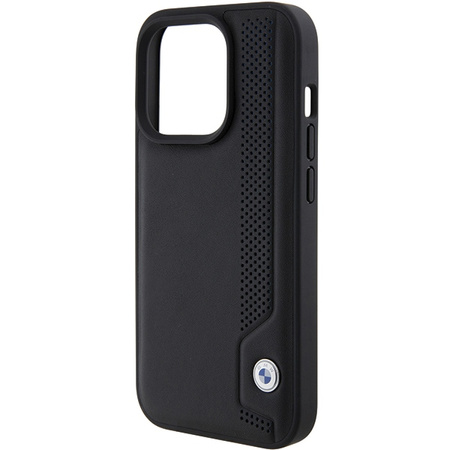 BMW ETUI HARDCASE LEATHER BLUE DOTS DO IPHONE 15 PRO MAX 6.7 DO IPHONE 15