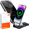 MCDODO STACJA DOKUJĄCA ŁADOWARKA INDUKCYJNA 3W1 DO IPHONE AIRPODS WATCH 15W
