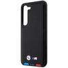 Etui BMW BMHCS23M22PTDK S23+ S916 - czarne Leather Stamp Tricolor