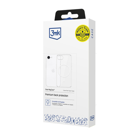 3MK PROTECTION POKROWIEC ETUI TPU DO APPLE IPHONE 16E PRZEZROCZYSTY OCHRONA
