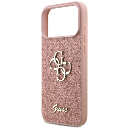 GUESS ETUI FIXED GLITTER BIG 4G DO IPHONE 17 PRO MAX POKROWIEC OCHRONNY
