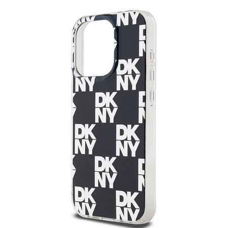 DKNY POKROWIEC HARDCASE DO IPHONE 15 PRO IML CHECKERED MONO STRUKTURA
