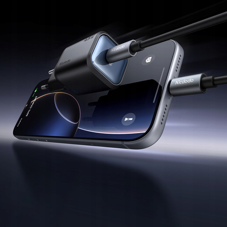 MCDODO SZYBKA ŁADOWARKA SIECIOWA ZASILACZ KOSTKA DO ŁADOWARKI USB-C 45W GAN