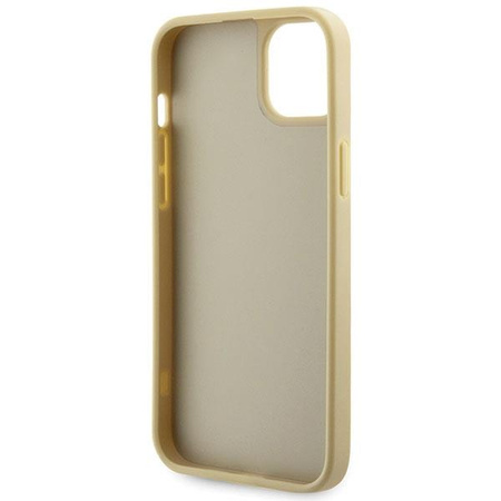 Etui Guess GUHCP14SHDGTPD na iPhone 14 - złote Rhinestone Triangle