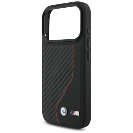 BMW ETUI M CARBON LINE LOGO MAGSAFE DO IPHONE 17 PRO CASE Z OCHRONĄ