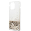 Guess GUOHCP13XGLHFLGO iPhone 13 Pro Max 6,7" gold/złoty hardcase Glitter Charms