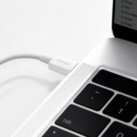 BASEUS KABEL USB-C DO LIGHTNING DO TELEFONÓW APPLE 20W 2M SZYBKIE ŁADOWANIE