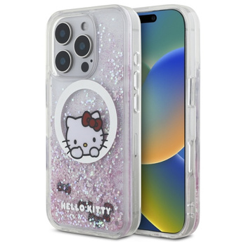 HELLO KITTY ETUI HARDCASE DO IPHONE 16 PRO MAX 6.9 LIQUID GLITTER SWEET