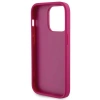 Etui Guess Strass Metal Logo do iPhone 15 Pro - różowe