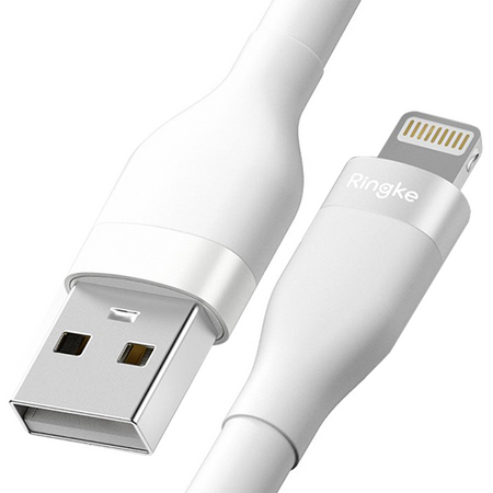 Ringke kabel USB-A - Lightning 480Mb/s 12W 2m biały (CB09994RS)