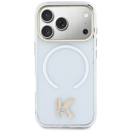 Etui Karl Lagerfeld IML K Head Logo MagSafe do iPhone 17 Pro Max przezroczysty