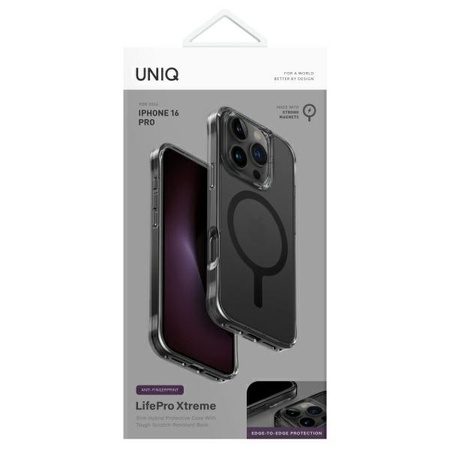 UNIQ ETUI LIFEPRO XTRME DO IPHONE 16 PRO MAGCLICK Z MAGNETYCZNYM ŁADOWANIEM