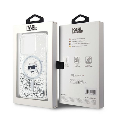 KARL LAGERFELD ETUI KLHMP15LLGCHSGH DO IPHONE 15 PRO 6,1 HARDCASE LIQUID