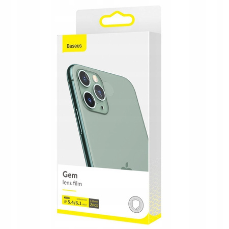 BASEUS SZKŁO HARTOWANE 2X DO IPHONE 12 IPHONE 12MINI OCHRONA KAMERY