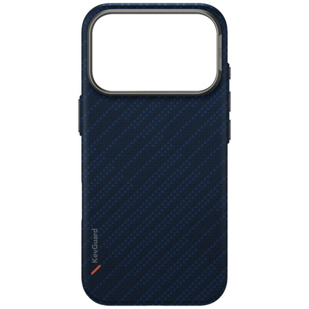 Etui UNIQ Keva EDGE do iPhone 17 Pro Magclick Charging niebieski