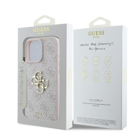 GUESS POKROWIEC HARDCASE DO IPHONE 16 PRO MAX 6.9 Z LOGO WYSOKIEJ JAKOŚCI