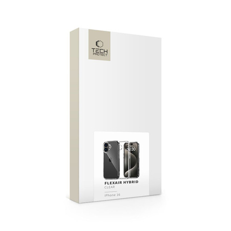 TECH-PROTECT FLEXAIR HYBRID CASE DO IPHONE 16 CHRONIĄCE PRZED UPADKIEM