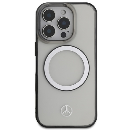 MERCEDES ETUI HARDCASE DO IPHONE 16 PRO 6.3 DO MAGSAFE PRZEŹROCZYSTE Z LOGO